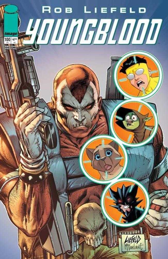 Youngblood #100 2nd Printing Cover A Image