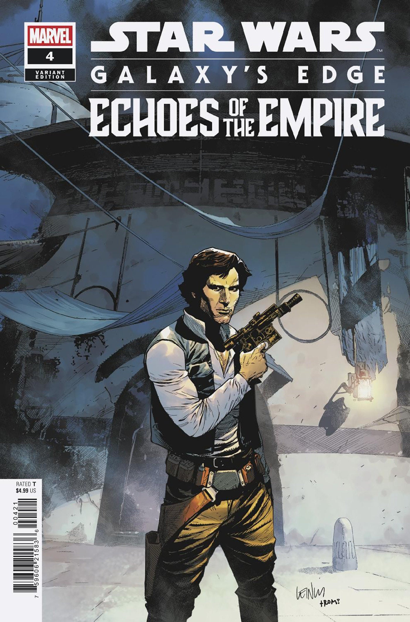 Star Wars: Galaxy's Edge Echoes Of The Empire #4 Leinil Yu Han Solo Variant
