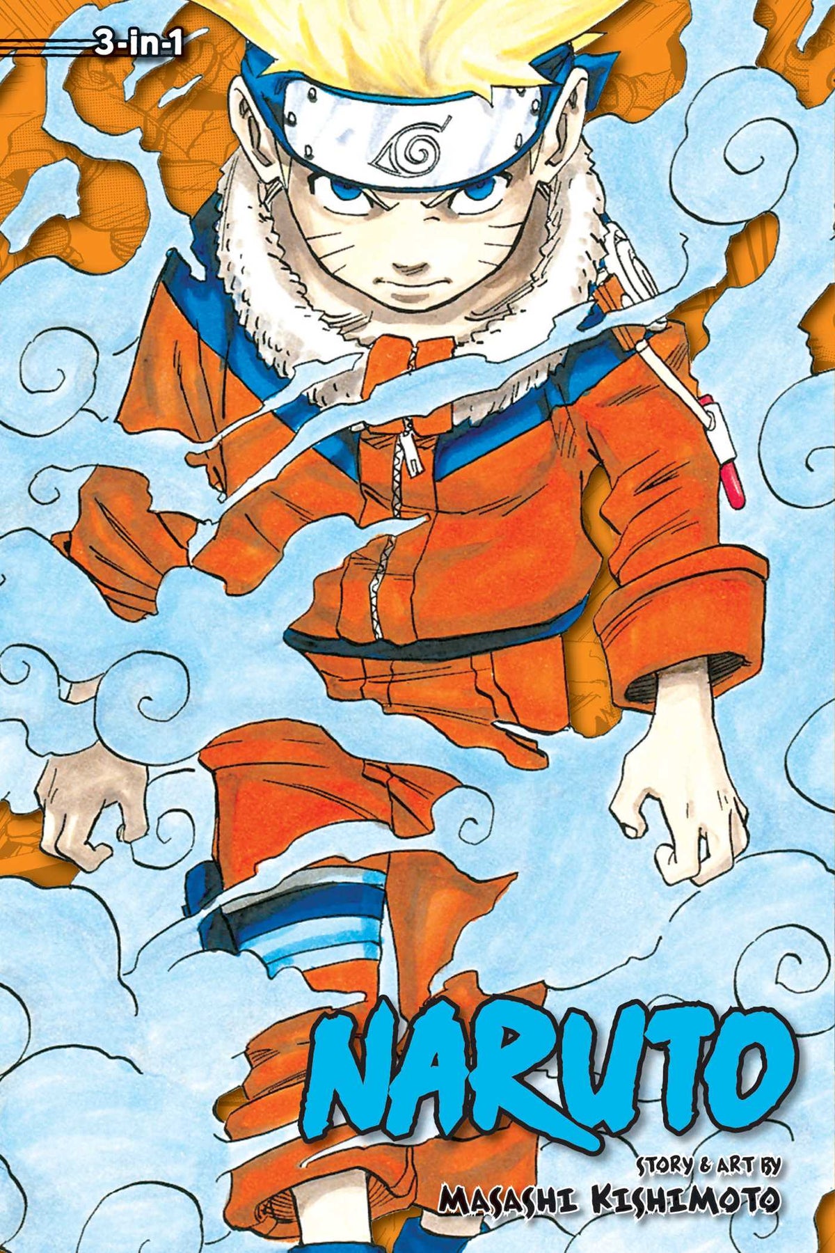 Naruto (3-in-1 Edition), Vol. 1, 1-3
