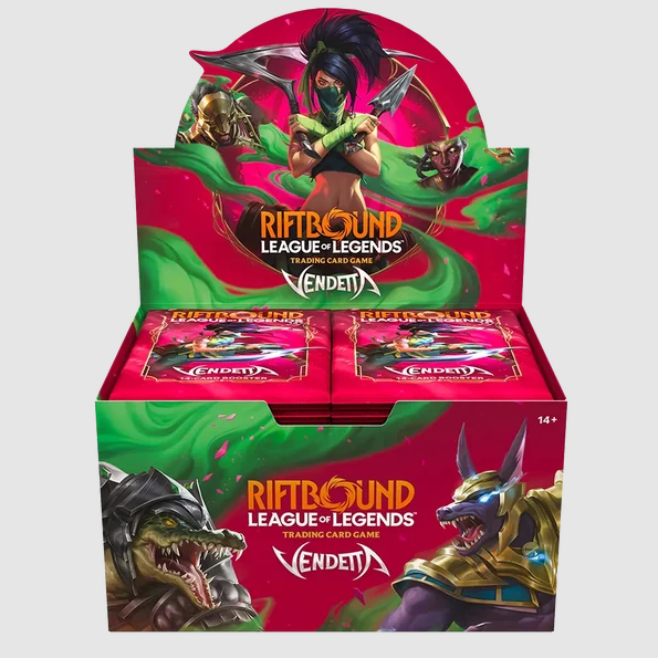 RIFTBOUND LEAGUE OF LEGENDS TCG VENDETTA BOOSTER BOX (24 PACKS)