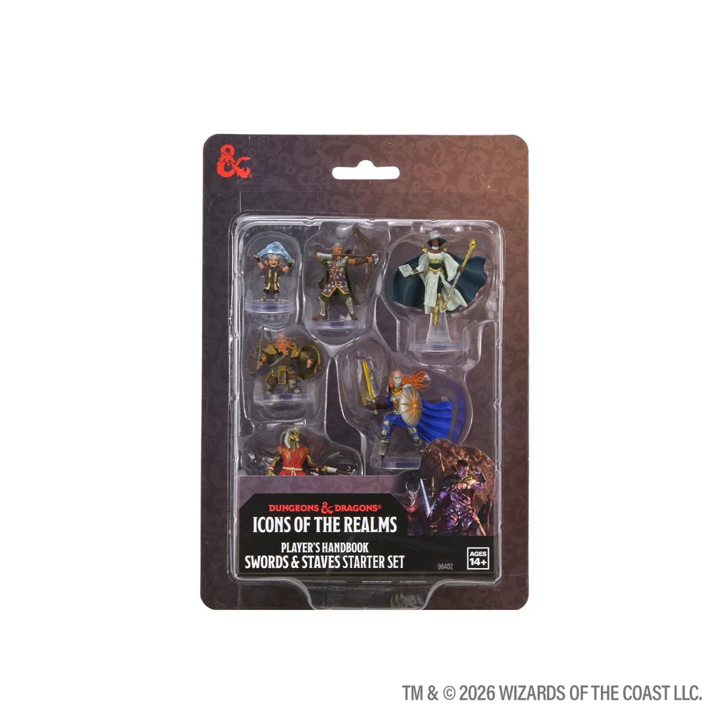 Dungeons & Dragons Icons of the Realms Player's Handbook Swords & Staves Starter Set