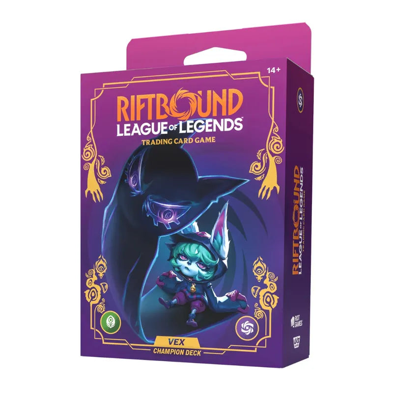 RIFTBOUND LEAGUE OF LEGENDS TCG UNLEASHED CHAMPION DECK VEX