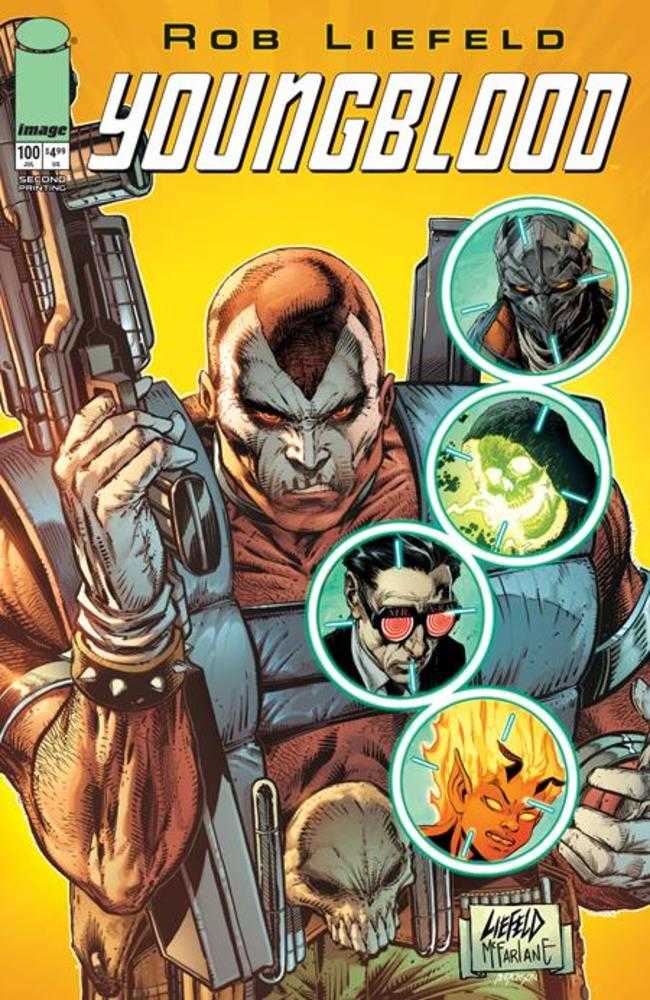 Youngblood #100 2nd Printing Cover B Ghost Machine Variant