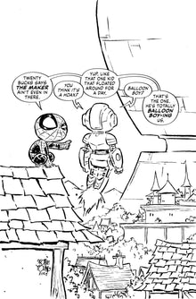 Ultimate Endgame #1 Skottie Young Black And White Full Art 1:100 Variant
