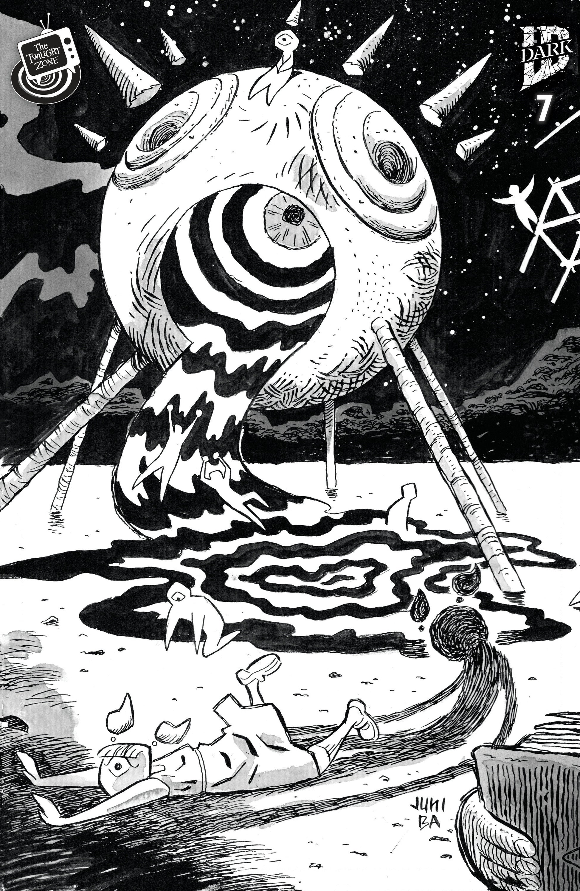 The Twilight Zone #7 Variant B (Ba Connecting Cover)