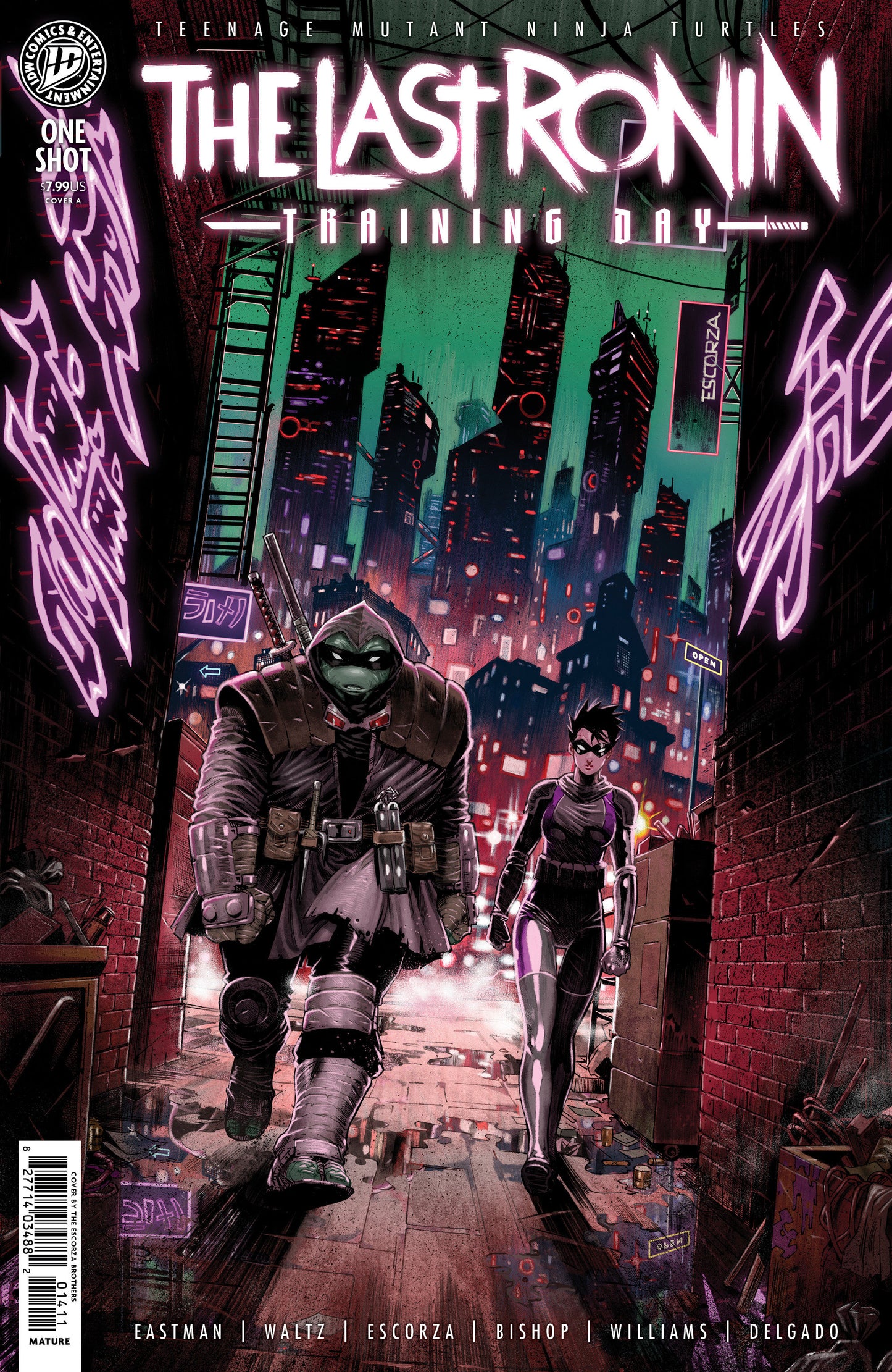 Teenage Mutant Ninja Turtles: The Last Ronin  Training Day Cover A (Escorza Brothers)
