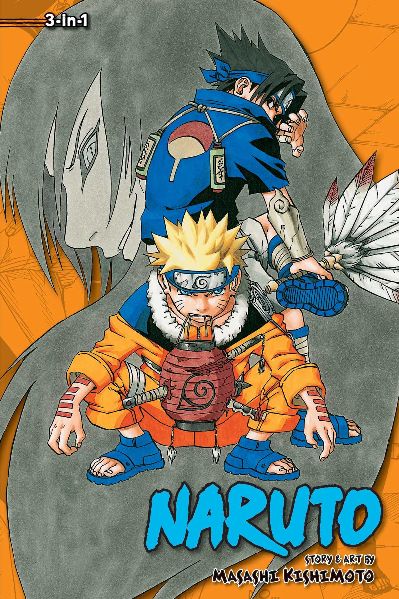 Naruto (3-in-1 Edition), Vol. 3, 7-9