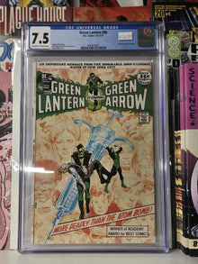 Green Lantern Green Arrow #86 DC Comics (1971) CGC 7.5