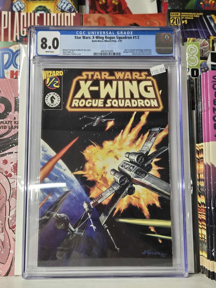 Star Wars X-Wing Rogue Squadron #1/2 Wizard Mail-away Exclusive CGC 8.0