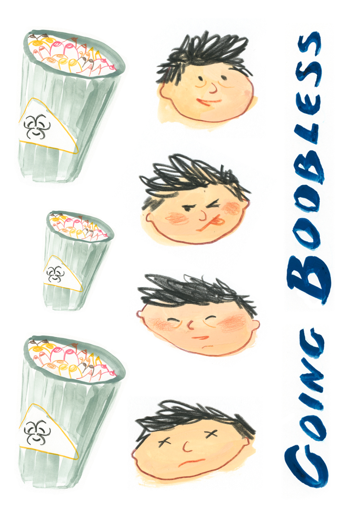 Going Boobless - Comic + Sticker Pack