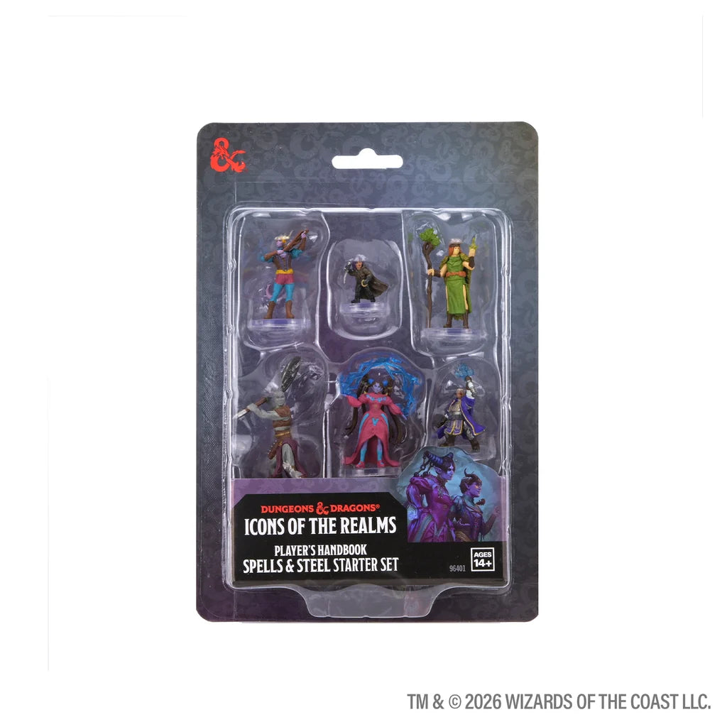 Dungeons & Dragons Icons of the Realms Player's Handbook Spells & Steel Starter Set