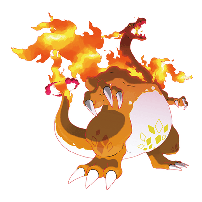 Pokemon Gigantamax Charazard Large Promotional Cling
