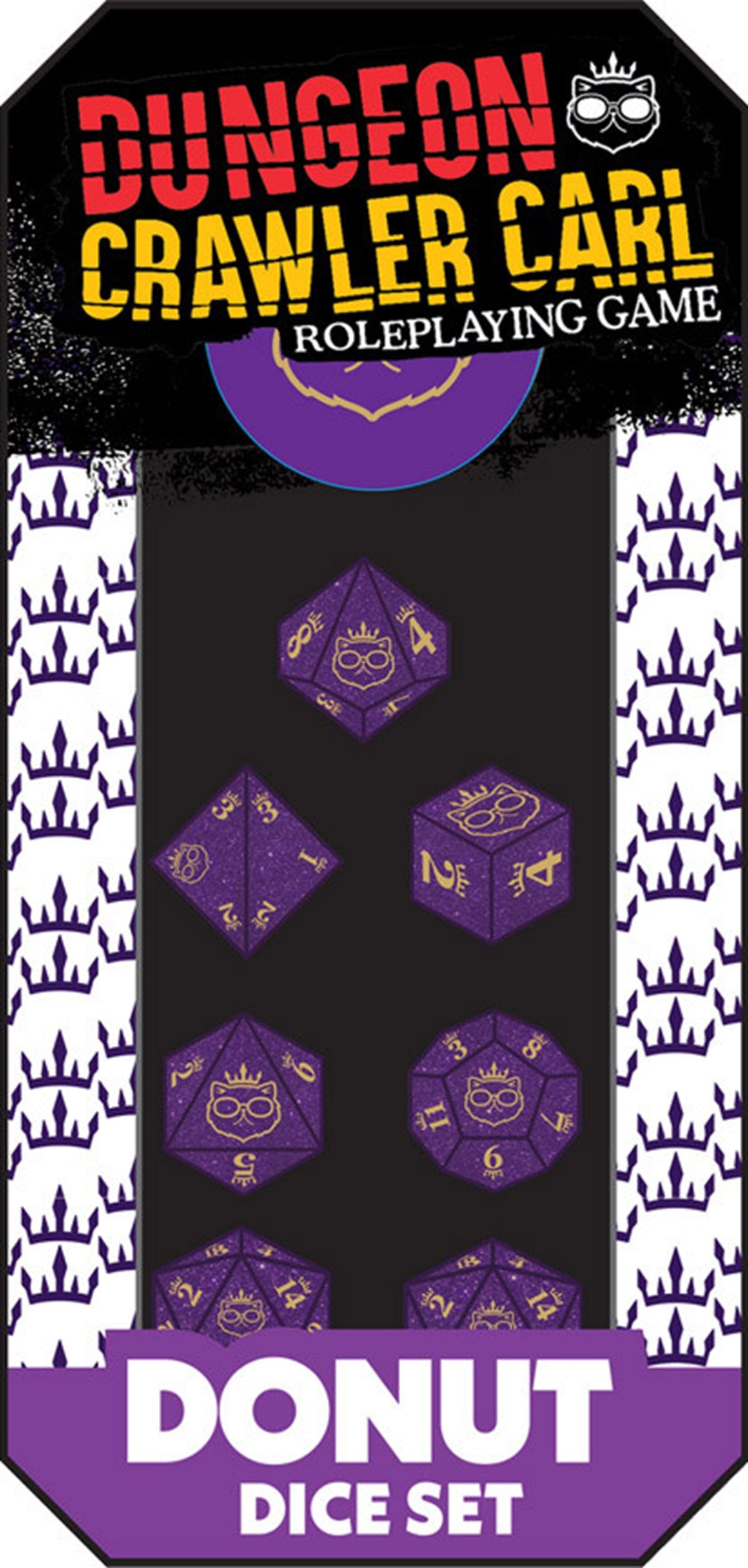 DUNGEON CRAWLER CARL RPG: PRINCESS DONUT DICE SET