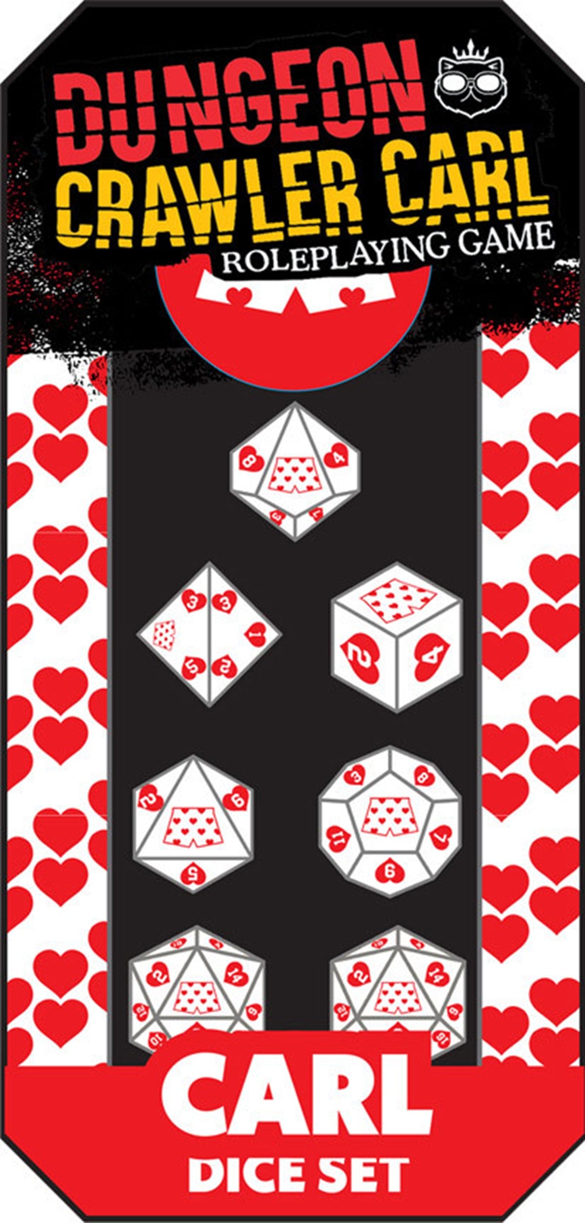 DUNGEON CRAWLER CARL RPG: BIG BOI BOXERS DICE SET