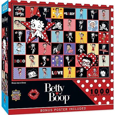 Betty Boop 1,000 Piece Jigsaw Puzzle with poster